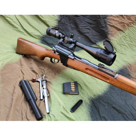 Rail picatinny déporté avec montage monobloc Lunette Schmidt Rubin