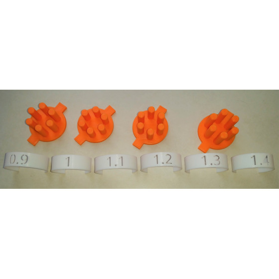 51-58-60 Kit 3 Pilons...