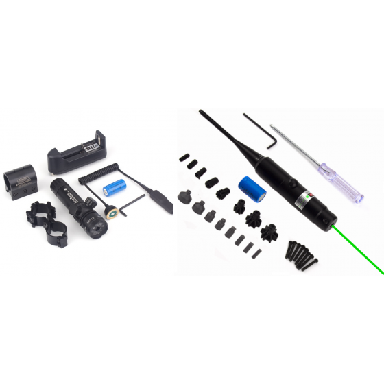 Kit laser vert tactique +...