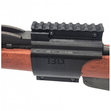 Rail picatinny droit pour Lunette fusil Carcano
