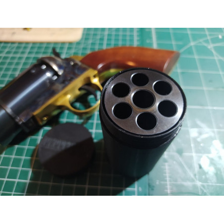 Pepperbox Navy Yank 1851 Boite Barillet