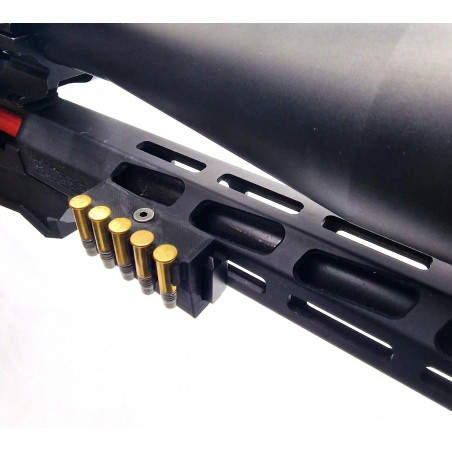 22LR - 17HMR Cartouchières 5 places sur rail picatinny - weaver 20mm