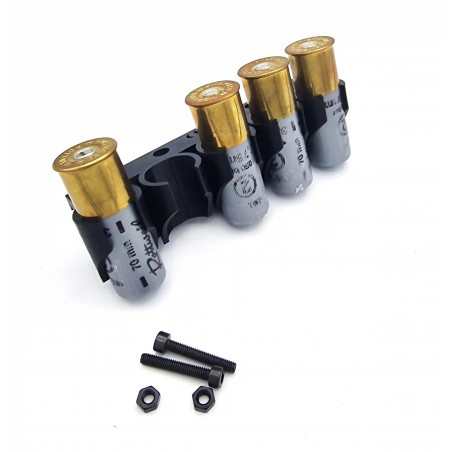 Calibre 16 Cartouchière 5 places sur rail picatinny 20mm