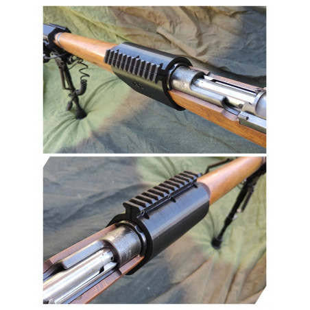 Carl Gustave - Rail picatinny déporté avec collier monobloc