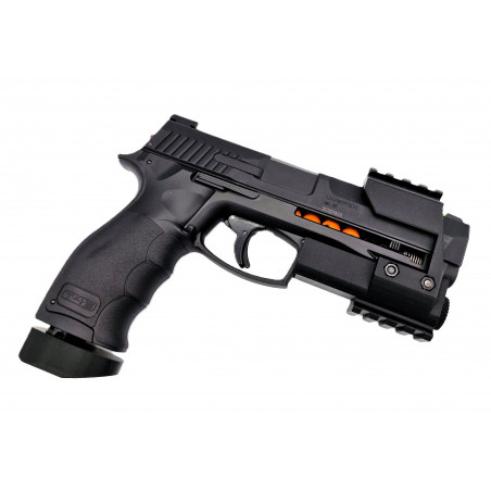 HDP50 - Rails picatinny 4 places avec chargeur 4 coups + Grip de démontage et de percution - T4E