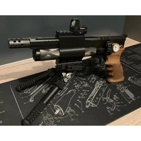 Double rail picatinny 6 places - Huben GK1